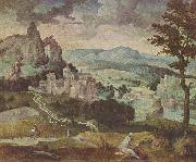 Cornelis Massijs Hl. Hieronymus in einer Landschaft oil painting reproduction